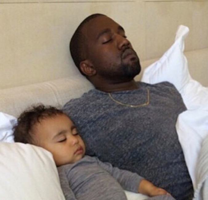 Kanye West, North West, Kim Kardashian, Instagram